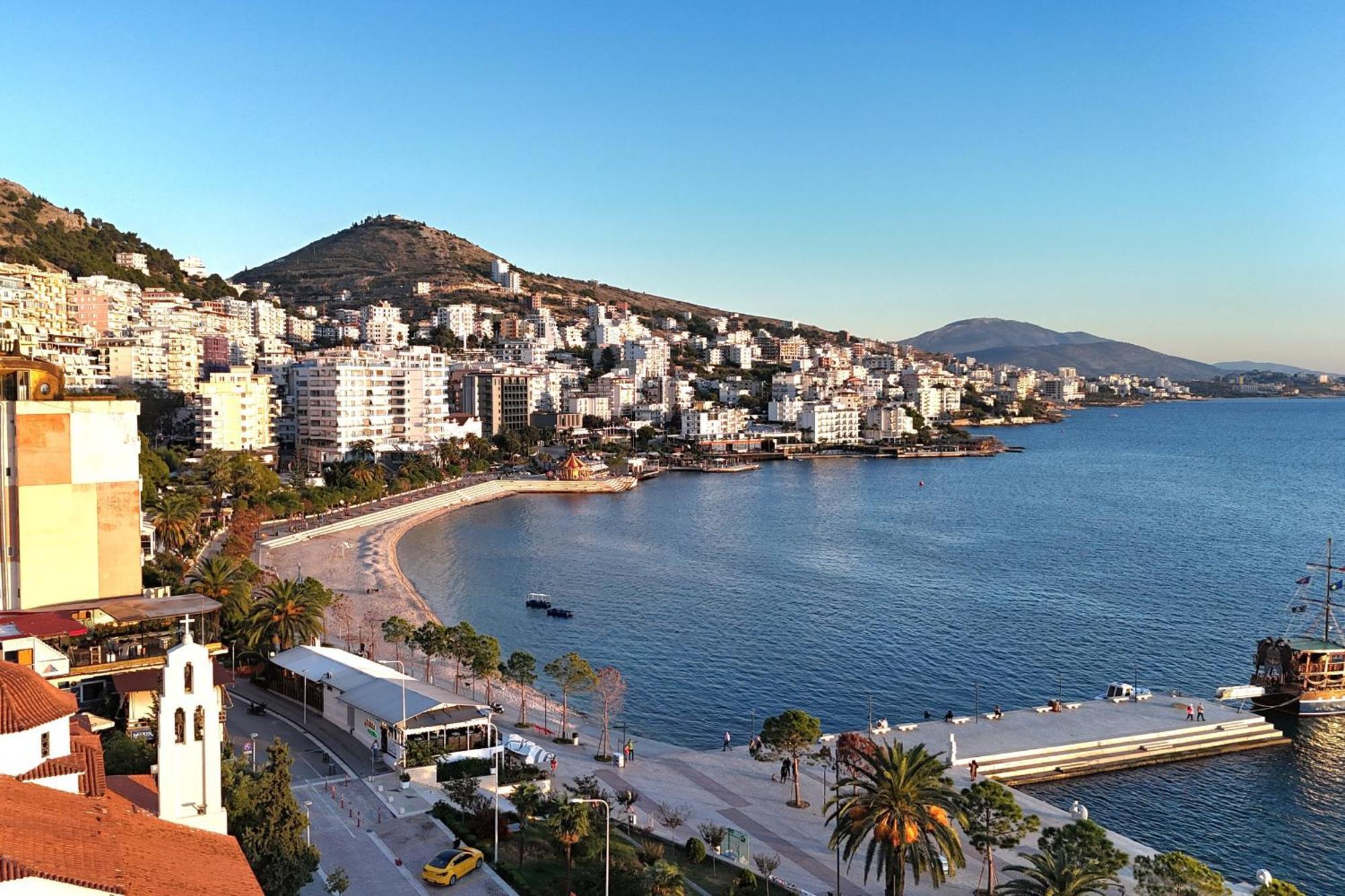 Appartamento Sunset Penthouse Sarandë Esterno foto
