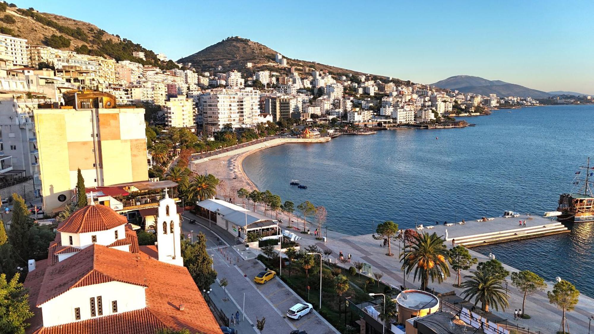 Appartamento Sunset Penthouse Sarandë Esterno foto