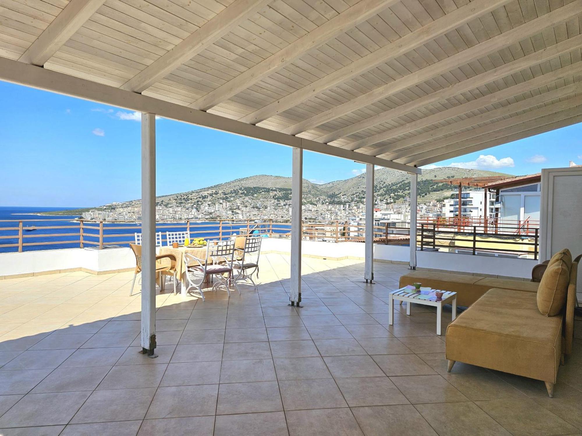 Appartamento Sunset Penthouse Sarandë Esterno foto