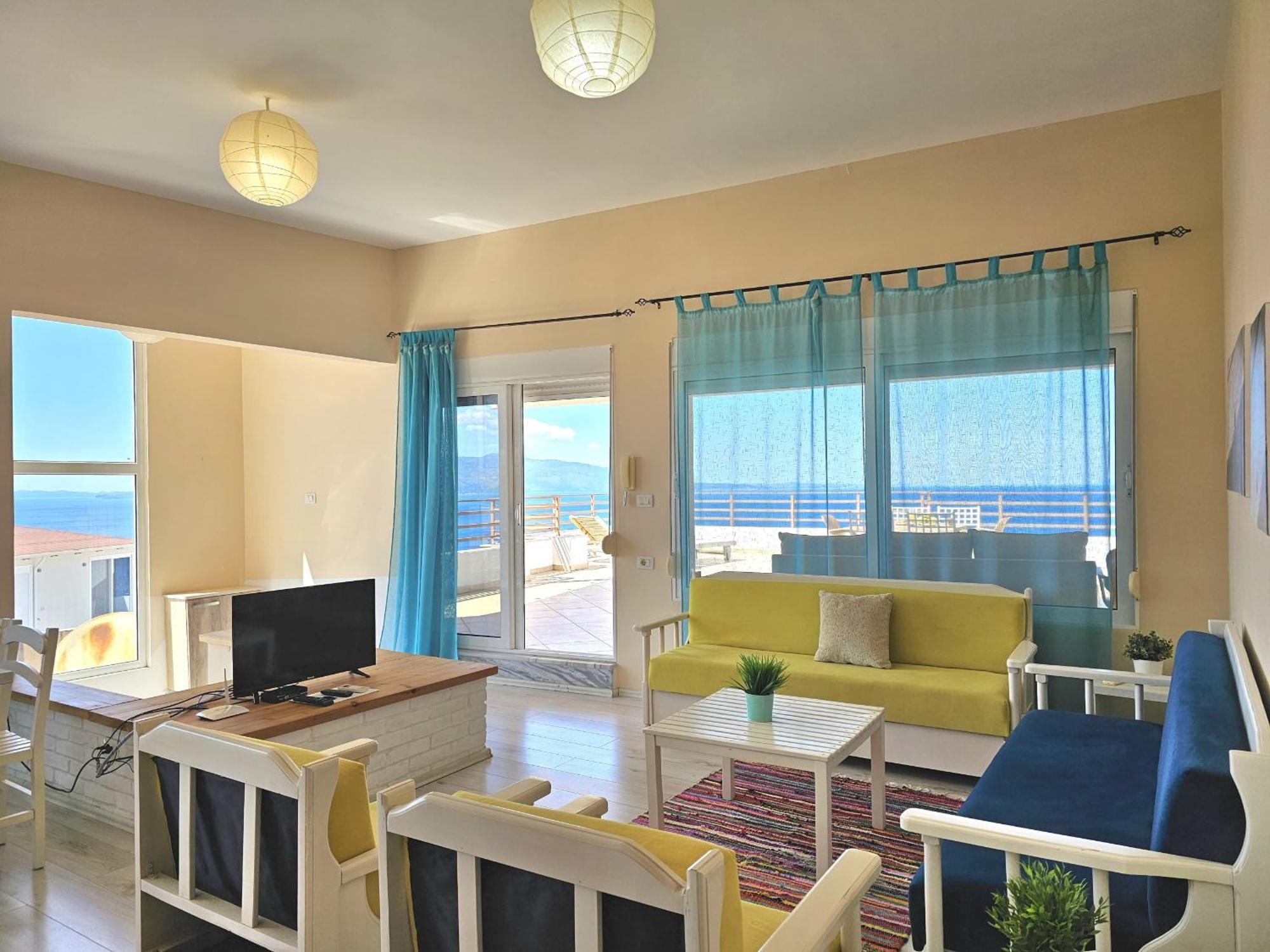 Appartamento Sunset Penthouse Sarandë Esterno foto