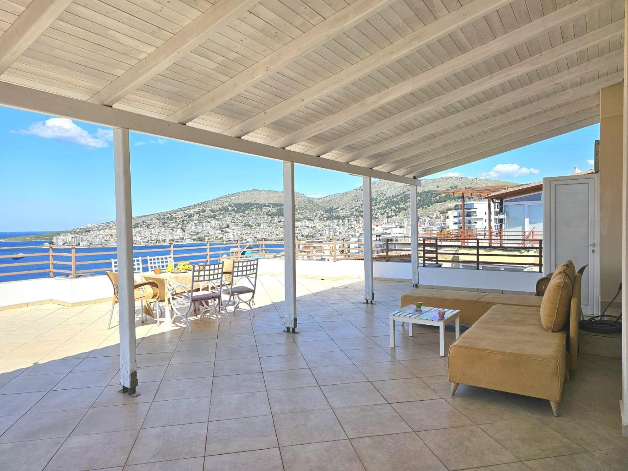 Appartamento Sunset Penthouse Sarandë Esterno foto